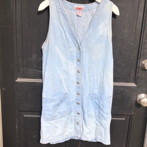 Dresses & Skirts - Vintage Button-Down Denim Dress